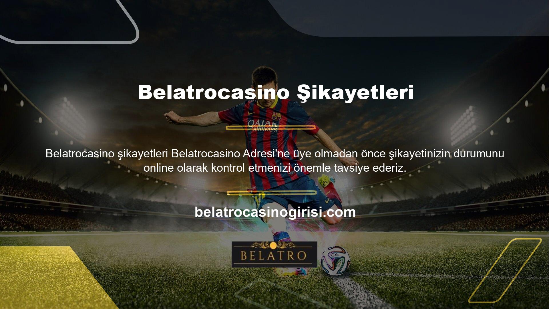 Belatrocasino Bahis, kullanıcılar tarafından önerilen sitelerden biridir
