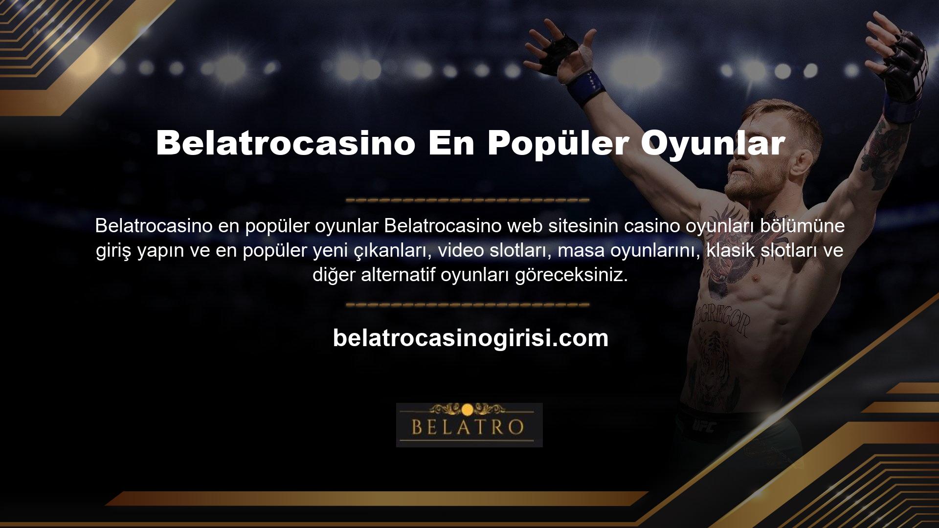Belatrocasino Ödeme Sistemleri Uzun yıllardır casino sektöründe yer alan ve sunduğu oyunlarla çok sayıda üye kazanmış bir site olan Belatrocasino, değişime açık bir sitedir