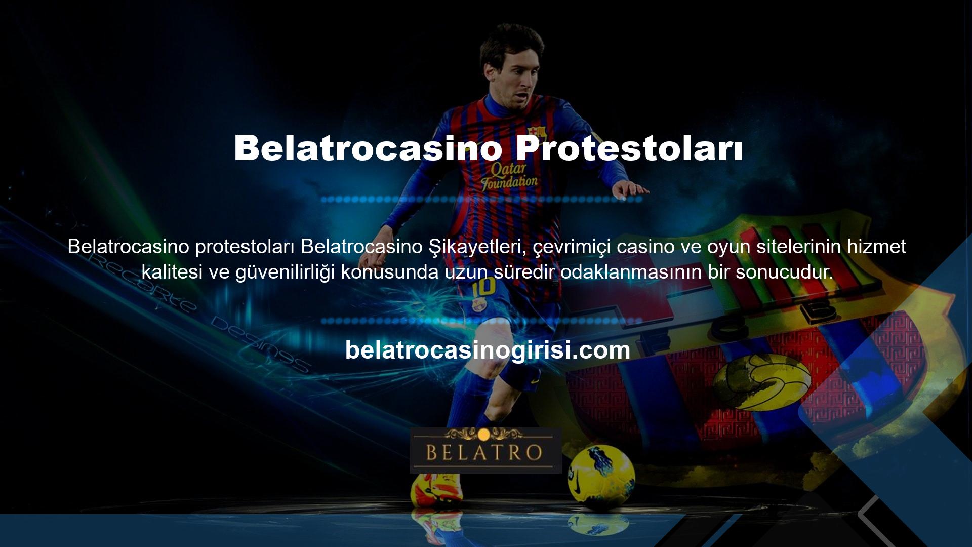 Mutlu saatler sunan Belatrocasino casinoları ve oyun siteleri, bu ortamda olası sorunlara karşı sürekli olarak dikkatlidir