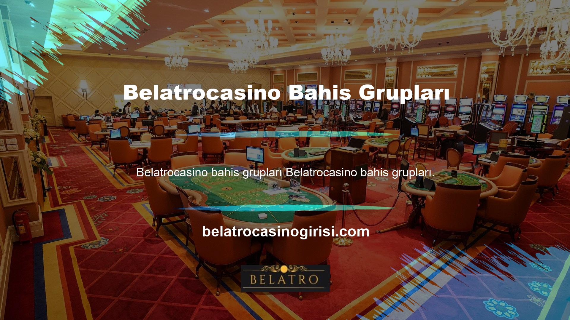 Düşündüğünüz gibi, en düşük komisyon tutarı ile diğerlerinden daha yüksek bahisler oynanır